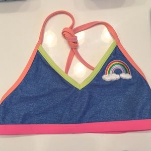 A blue 2 piece Bathing suit from Cat and Jack